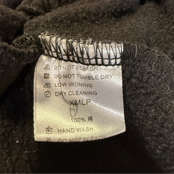 Aeneontrue black funnel neck oversized sweatshirt dress, OS - Picture 8 of 9